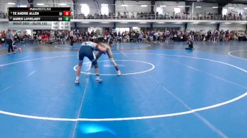 Elite 133 lbs Champ. Round 1 - James Lovelady, Upper Iowa vs Te`Andre Allen, Quincy