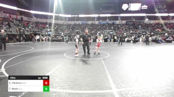 72 lbs Quarterfinal - Ethan Perkins, Beebe Youth Wrestling vs Tristen Mast, Elk County Wrestling