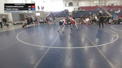 138 lbs Cons. Rd Of 16 - Carsun Hinkelmann, Inland Northwest Training Center INWTC vs Grady Roybal, Cougars Wrestling Club