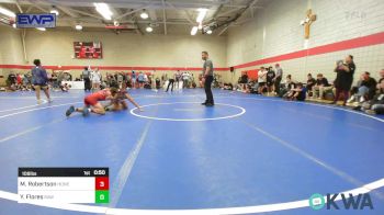 106 lbs Consolation - Michael Robertson, Honey Badgers Wrestling Club vs Yareli Flores, Raw Wrestling Club