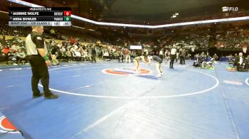 125 Class 2 lbs Cons. Semi - Jasmine Wolfe, Smith-Cotton vs Anna Bowles, Francis Howell