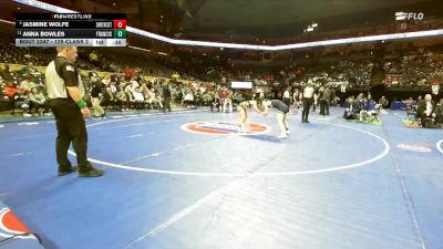 125 Class 2 lbs Cons. Semi - Jasmine Wolfe, Smith-Cotton vs Anna Bowles, Francis Howell