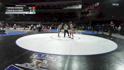 144 lbs Cons. Round 5 - Antonio Gutierrez, Delhi vs Kolin De La Fuente, River Valley