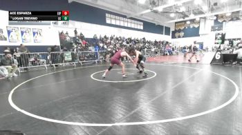 190 lbs Cons. Round 5 - Logan Trevino, Calvary Chapel vs Ace Esparza, Esperanza