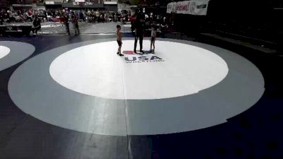 62 lbs Cons. Round 5 - Carlos Moreno vs Shay Govea, Turlock Wrestling Club