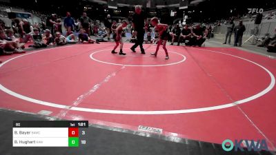 60 lbs Rr Rnd 2 - Bostyn Bayer, Broken Arrow Wrestling Club vs Bentley Hughart, Raw