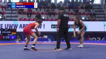 59 kg 1/4 Final - Risako Kinjo, Japan vs Elena Heike Brugger, Germany