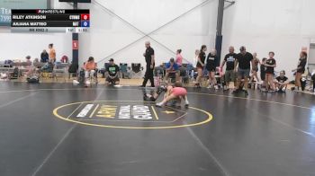 31 lbs Rr Rnd 3 - Riley Atkinson, CT Whale - W vs Juliana Matteo, Mat Demon - W