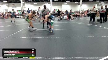 132 lbs Round 4 (6 Team) - Sawyer Ostroff, Flickr Boyz Batarangs vs Ayden Soler, Grease Monkey`s