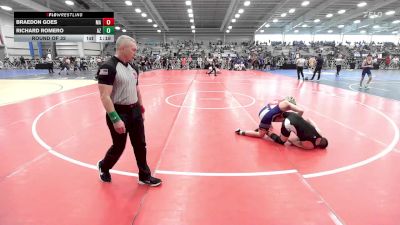 120 lbs Round Of 32 - Braedon Goes, MA vs Richard Romero, AZ