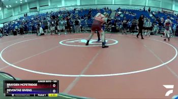 195 lbs Quarterfinal - Brayden McFetridge, PA vs Devontae Givens, IL