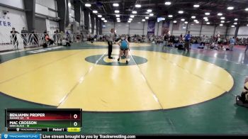 96 lbs Rd# 2 10:30am Friday - Mac Crosson, Iowa Black vs Benjamin Proper, Ranger WC