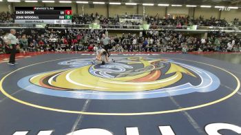 106 lbs Semifinal - Zack Dixon, Xavier vs John Woodall, Franklin