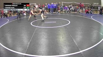 132 lbs Cons. Round 5 - Morgan Presley, White River vs Hunter Hurl, Newberg