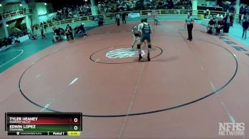 113 lbs Cons. Round 1 - Edwin Lopez, Chaparral vs Tyler Heaney, Pahrump Valley