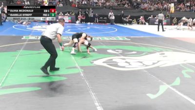 Quarterfinal - Olivia McDonald, Sumner-Eddyville-Miller vs Isabelle Streff, Pierce