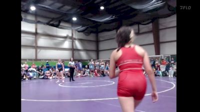 106 lbs Quarterfinals (8 Team) - Aubrey DelAngel, Ohio Blue vs Jaden Breeden, Missouri BattleGear Purple