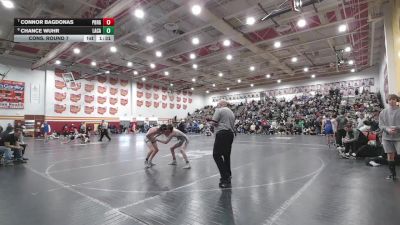 113 lbs Cons. Round 7 - Chance Wuhr, Lake Catholic vs Connor Bagdonas, Perrysburg