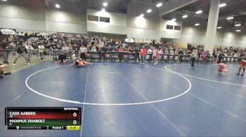 125 lbs Semifinal - Cade Aaberg, WI vs Maximus Dhabolt, IA