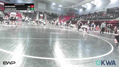 64 lbs Consi Of 8 #2 - Kaleb Olsen, Fitness Fight Factory Wrestling Club vs Xander Davis, Keystone Kids Wrestling Club