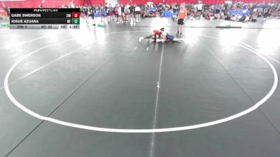 113 lbs Placement Matches (8 Team) - Gabe Swenson, Zimmerman vs Josue Azuara, Weyauwega-Fremont