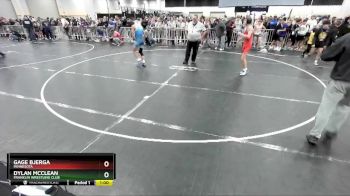 110 lbs Champ. Round 2 - Gage Bjerga, Minnesota vs Dylan McClean, Franklin Wrestling Club