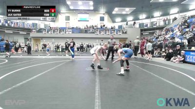 76 lbs Rr Rnd 2 - Ty Burns, Morrison Takedown Club vs Jax Gates, Ponca City Wildcat Wrestling