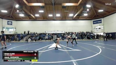 174 lbs Cons. Round 3 - Pavel Budakov, Sacramento State University vs Ryan Clink, Cal Poly SLO