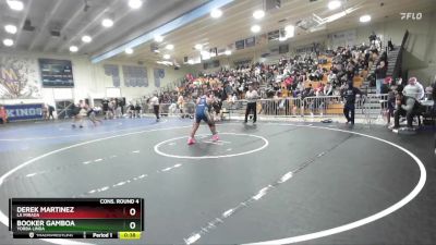 285 lbs Cons. Round 4 - Booker Gamboa, Yorba Linda vs Derek Martinez, La Mirada