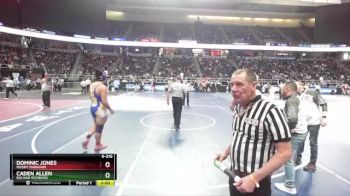 II-215 lbs Quarterfinal - Caden Allen, Bolivar Richburg vs Dominic Jones, Mount Markham