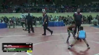 66 lbs Semifinal - Jax Thompson, Catoosa Wrestling vs Abel Vigil, Division Bell Wrestling Club