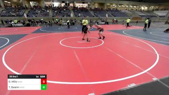 122 lbs Rr Rnd 1 - Daigan Mills, Maverick Elite Wrestling vs Tripp Swaim, Randal Youth WC