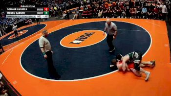 157 lbs Semis & 1st Wrestleback (8 Team) - Connor Cassels, Woodstock (Marian) vs Mason Garner, Coal City