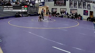 110 lbs Semis & 1st Wb (8 Team) - Emily Wilson, Lumpkin Co. vs Hayley Jones, Long County