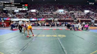 G - 145 lbs Cons. Round 4 - Venessa Wheeler, Polson Girls vs Dynesty Peak, Billings Senior High School Girls