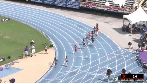 Youth Girls' 800m Pentathlon, Finals 3 - Age 11