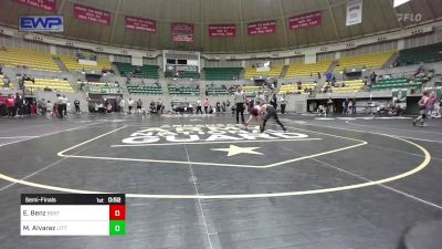 75 lbs Semifinal - Eli Benz, Benton Parks Youth Wrestling vs Manny Alvarez, Little Rock Wrestling Club