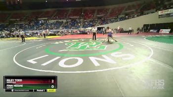 5A-150 lbs Cons. Round 1 - Riley Todd, Ridgeview vs Finn Hesiak, Summit