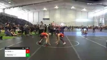 95 lbs Quarterfinal - Austin Paris, Mat Demon WC vs Ronnie Ramirez, Pounders WC