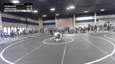 145 lbs Final - Helena Acuna, Legacy Wrestling Center vs Josylyn Glass, Silverback WC
