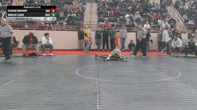 115_B lbs Round Of 32 - Chase Brown, Bishop McCort vs Emilio Lara, Oxford