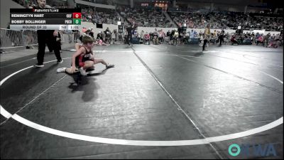 76 lbs Round Of 32 - Remingtyn Hart, Kiefer Youth Wrestling Club vs Bobby Bollinger, Pocola Youth Wrestling