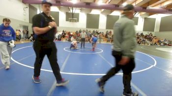 Boys 134 lbs Quarterfinal - Landon Salindong, Durham Boys vs Kaiden Reich, Modoc Boys