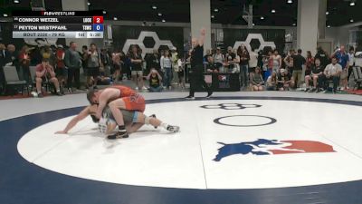 79 kg Cons. Sub-rd Of 32 - Connor Wetzel, Lockhaven vs Peyton Westpfahl, Tiger Style Wrestling Club