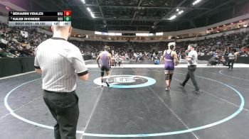 4A 150 lbs Cons. Round 3 - Benjamin Vidales, Miyamura vs Kaleb Shondee, Kirtland Central