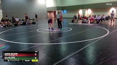 120 lbs Round 2 (16 Team) - Dylan Ogg, Adams Central Jets vs Jaimie Decker, Terre Haute Red