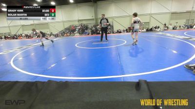 88 lbs 3rd Place - Grady Kirk, SOTA Boys 12U vs Nolan Martin, Untouchables 12u PURPLE