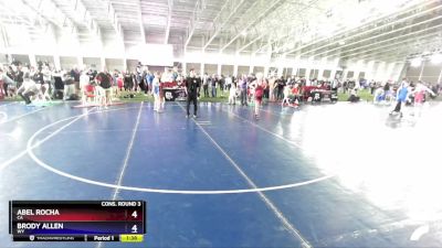 120 lbs Cons. Round 3 - Abel Rocha, CA vs Brody Allen, WY