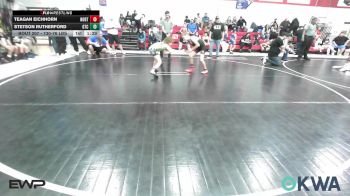 730-76 lbs Quarterfinal - Teagan Eichhorn, Northeast Take Down Club vs Stetson Rutherford, Grove Takedown Club