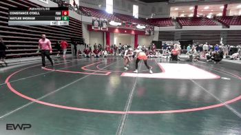 105 lbs Semifinal - Constance O'dell, Perry Girls Wrestling Club vs Haylee Ingram, Tonkawa High School Girls